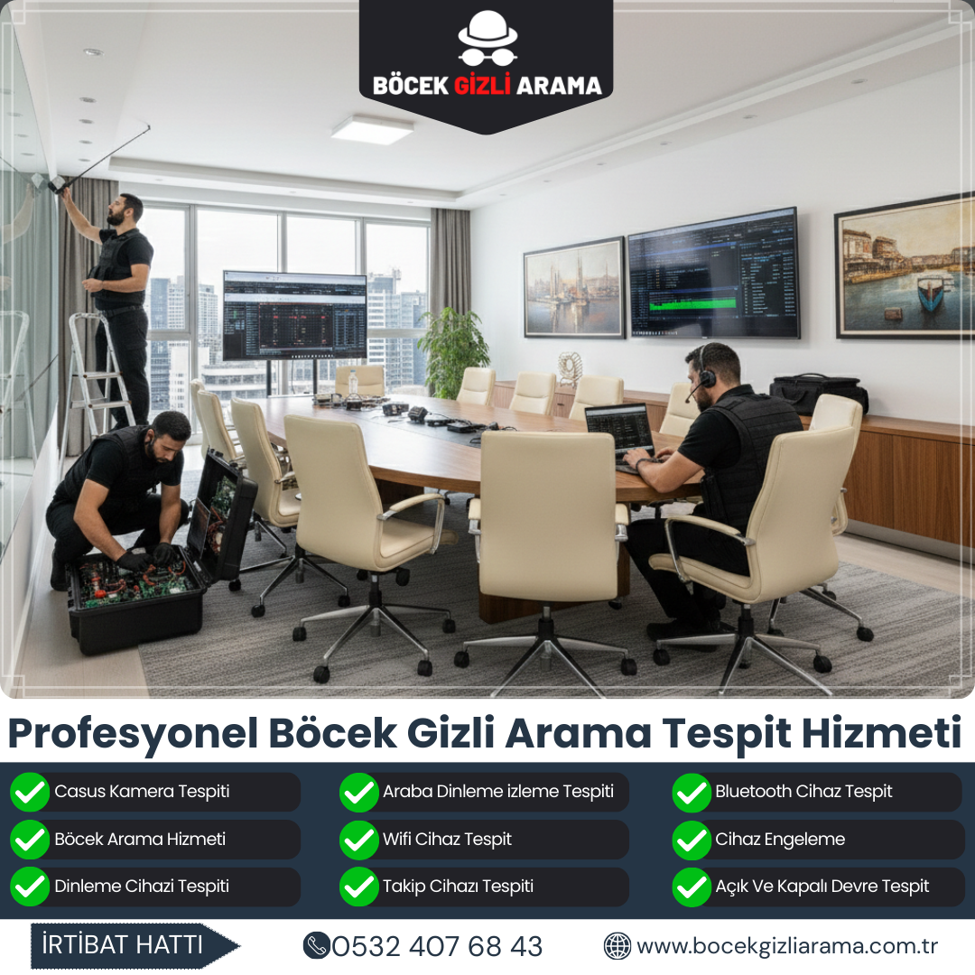 Profesyonel Böcek Gizli Arama Tespit Hizmeti