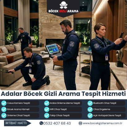 Adalar Böcek Gizli Arama Tespit Hizmeti