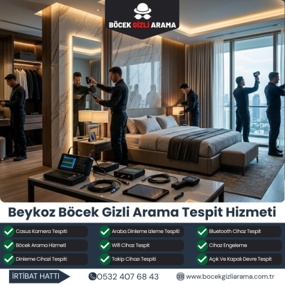 Beykoz Böcek Gizli Arama Tespit Hizmeti
