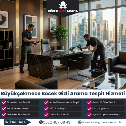 Büyükçekmece Böcek Gizli Arama Tespit Hizmeti