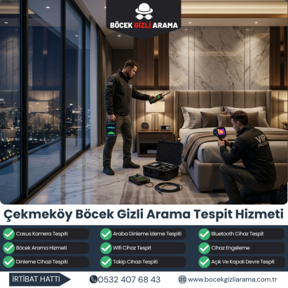 Çekmeköy Böcek Gizli Arama Tespit Hizmeti