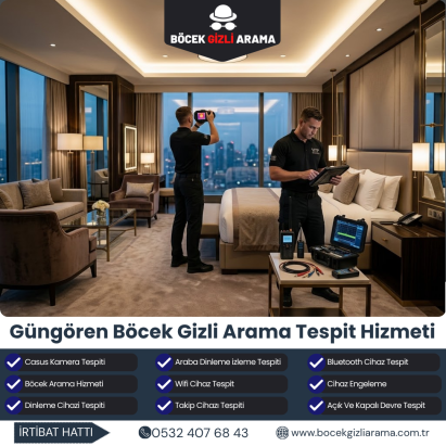 Güngören Böcek Gizli Arama Tespit Hizmeti