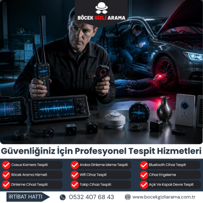 Güvenliğiniz İçin Profesyonel Tespit Hizmetleri