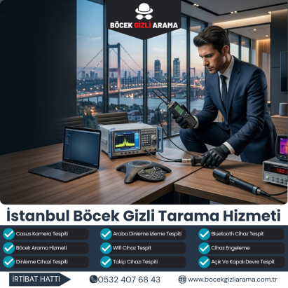 İstanbul Böcek Gizli Tarama Hizmeti