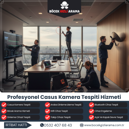 Profesyonel Casus Kamera Tespiti Hizmeti